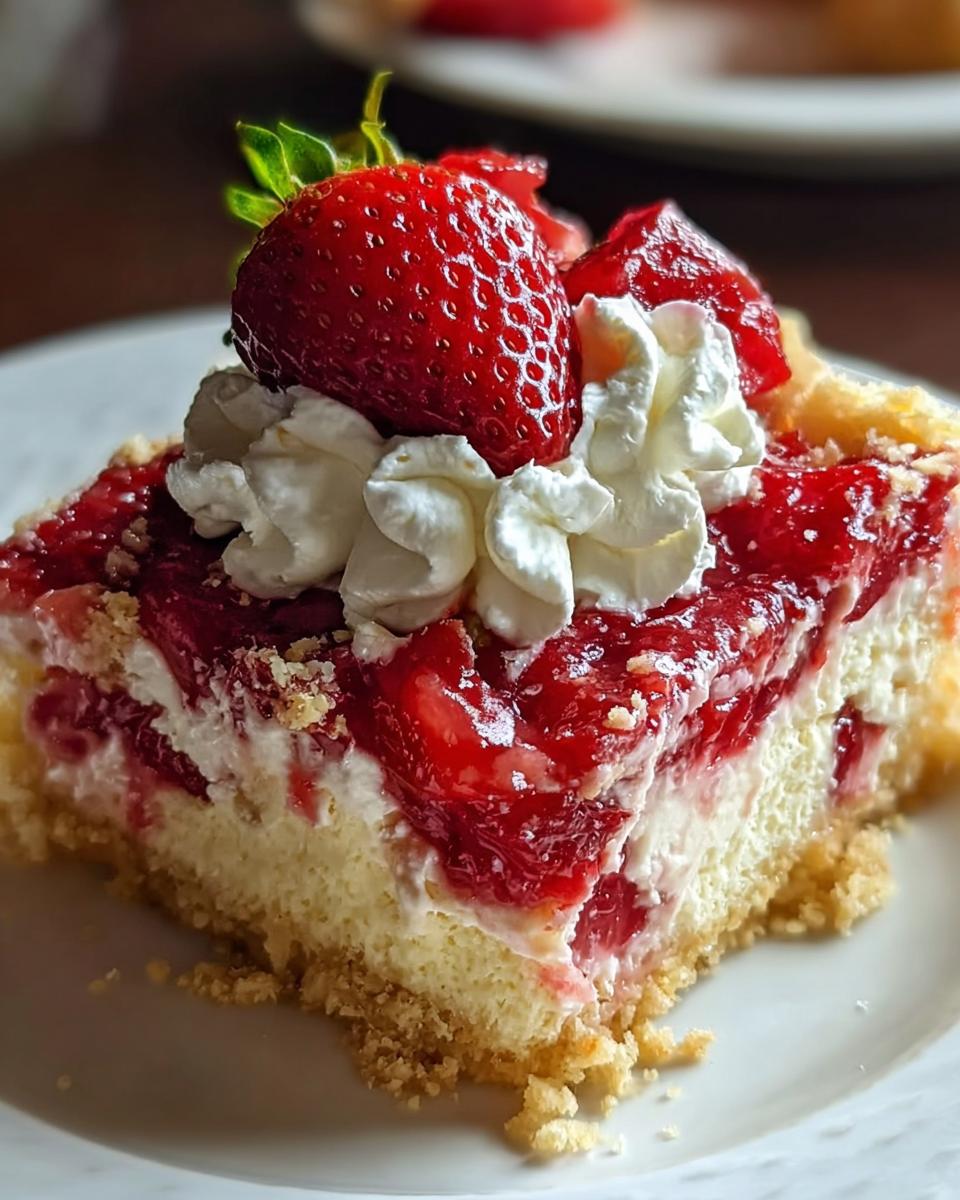 Ultimate Strawberry Cheesecake Dump Cake - detail 1