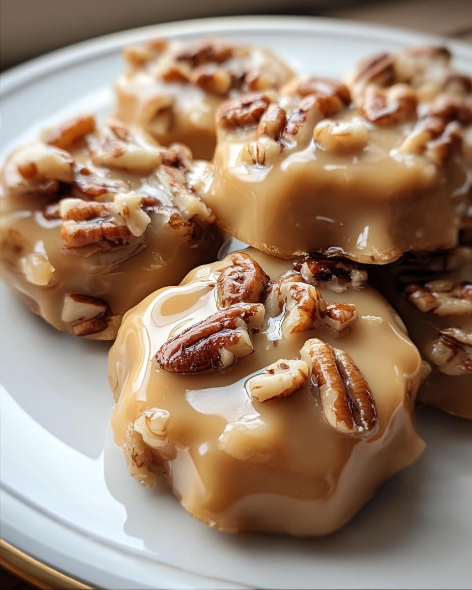 Vanilla Pecan Pralines - detail 1