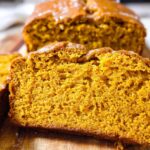 Vanilla pudding pumpkin bread