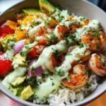 Zesty Shrimp & Avocado Rice Bowls
