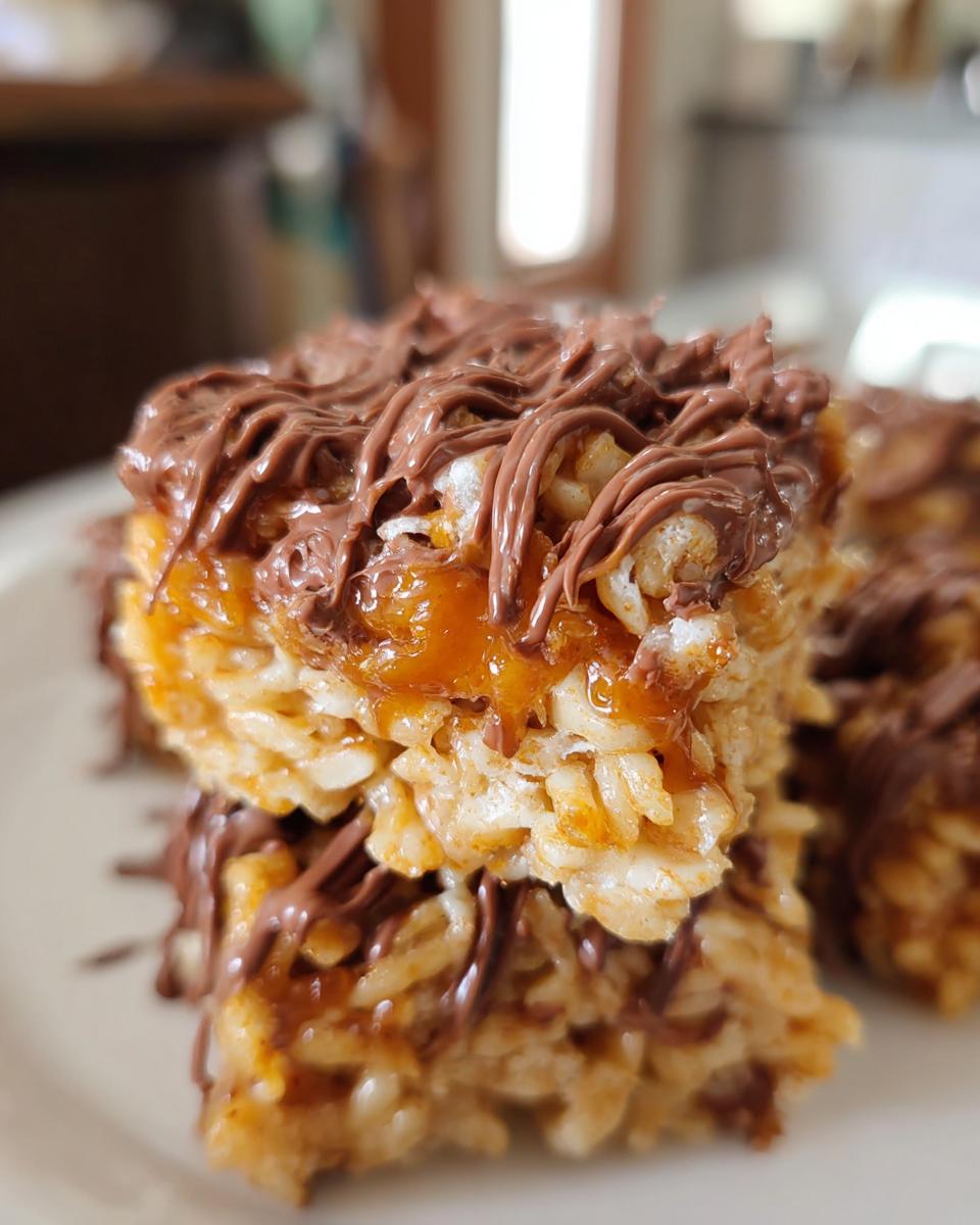 samoa rice krispie treats - detail 1